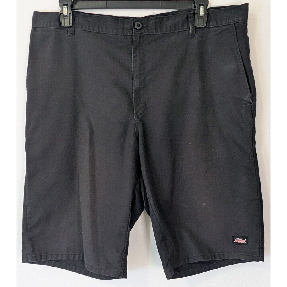 Genuine Dickies Men's Black Flat Front Work Shorts Size 40